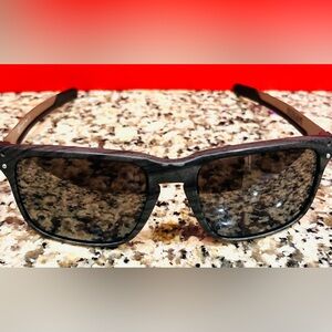 Oakley Holbrook mix wood grain frame with prizm lenses